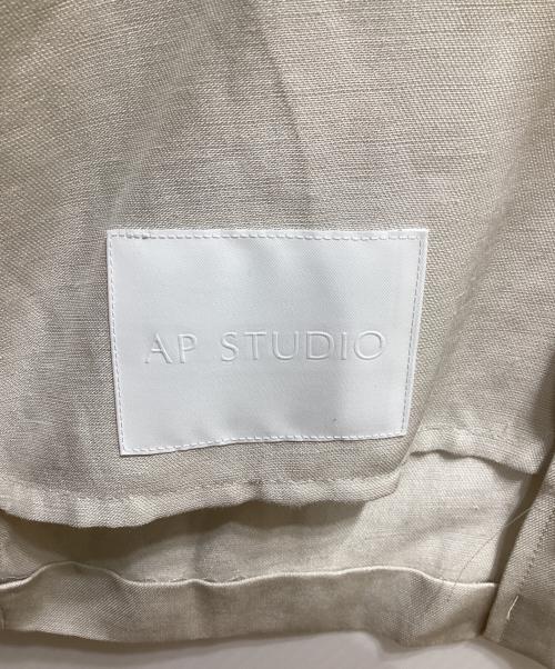 AP STUDIO（エーピーストゥディオ）AP STUDIO (エーピーストゥディオ) ツイルジャケット ベージュ サイズ:36の古着・服飾アイテム