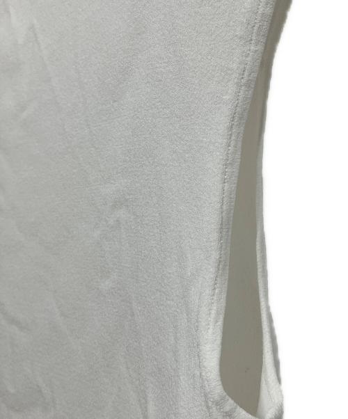 theory（セオリー）theory (セオリー) Wooster Crepe Knit Boat Neck Top ホワイト サイズ:Sの古着・服飾アイテム
