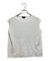 theory（セオリー）の古着「Wooster Crepe Knit Boat Neck Top」｜ホワイト