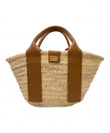 ZANCHETTI（ザンケッティー）の古着「POSITANO STRAW BAG/ポジターノ・ストロー・バッグ」｜ブラウン