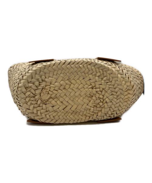 ZANCHETTI（ザンケッティー）ZANCHETTI (ザンケッティー) POSITANO STRAW BAG/ポジターノ・ストロー・バッグ ブラウンの古着・服飾アイテム