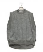 COGTHEBIGSMOKEコグザビッグスモーク）の古着「HARBOR VEST/ニットベスト」｜グレー