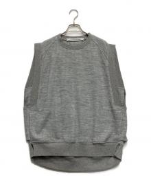 COGTHEBIGSMOKE（コグザビッグスモーク）の古着「HARBOR VEST/ニットベスト」｜グレー