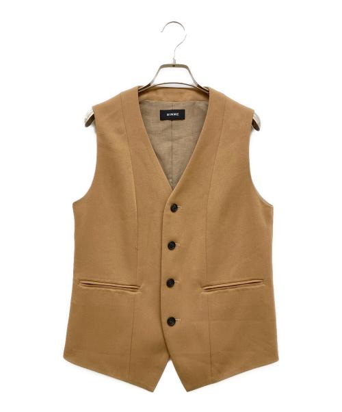 SINME（シンメ）SINME (シンメ) ジレ ベージュ サイズ:Mの古着・服飾アイテム