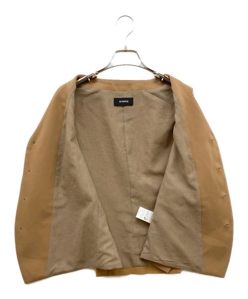 SINME（シンメ）SINME (シンメ) ジレ ベージュ サイズ:Mの古着・服飾アイテム
