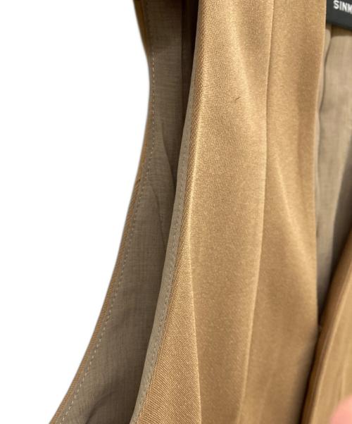 SINME（シンメ）SINME (シンメ) ジレ ベージュ サイズ:Mの古着・服飾アイテム