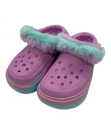 crocs（クロックス）の古着「Stomp Lined Clog MULTI　ストンプ ラインド クロッグ マルチ 」｜パープル