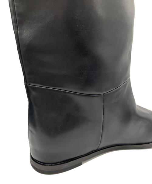 Le Talon（ル タロン）Le Talon (ル タロン) 2cmワイドシャフトロングブーツ ブラック サイズ:Lの古着・服飾アイテム