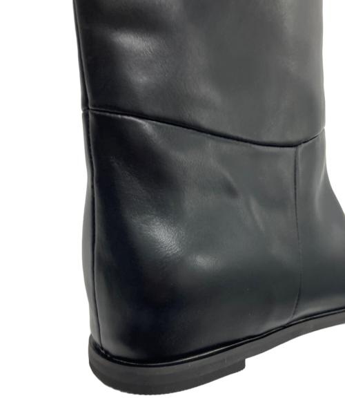 Le Talon（ル タロン）Le Talon (ル タロン) 2cmワイドシャフトロングブーツ ブラック サイズ:Lの古着・服飾アイテム