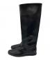 Le Talon (ル タロン) 2cmワイドシャフトロングブーツ ブラック サイズ:L：11000円