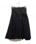 JUNYA WATANABE COMME des GARCONS（(ジュンヤワタナベ コムデギャルソン）の古着「アンゴラ混デザインスカート」｜ブラック