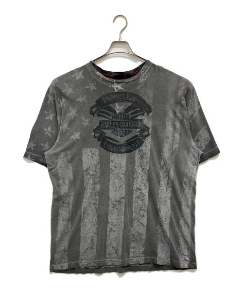 HARLEY-DAVIDSON（ハーレーダビッドソン）HARLEY-DAVIDSON (ハーレーダビッドソン) プリントTシャツ グレー サイズ:XLの古着・服飾アイテム