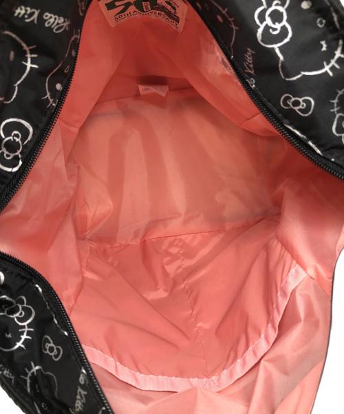 LeSportsac（レスポートサック）LeSportsac (レスポートサック) HELLO KITTY (ハローキティ) BUCKET TOTE ブラックの古着・服飾アイテム