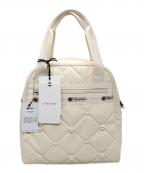 LeSportsacレスポートサック）の古着「N/S MINI SATCHEL W PEARLS」｜アイボリー