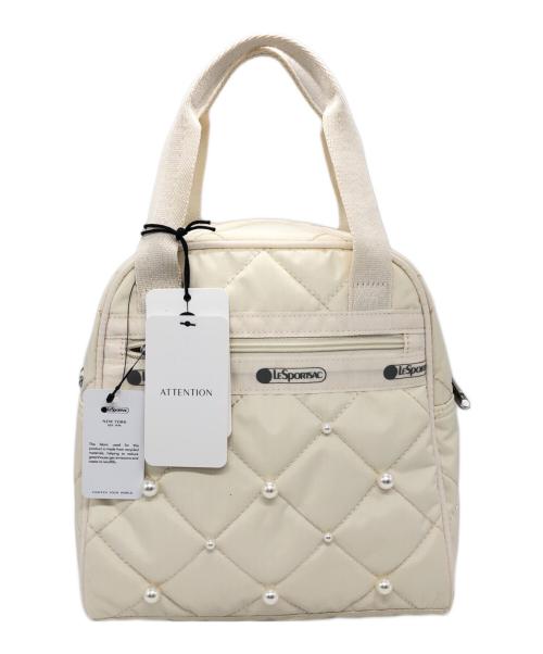 LeSportsac（レスポートサック）LeSportsac (レスポートサック) N/S MINI SATCHEL W PEARLS アイボリー サイズ:下記参照の古着・服飾アイテム