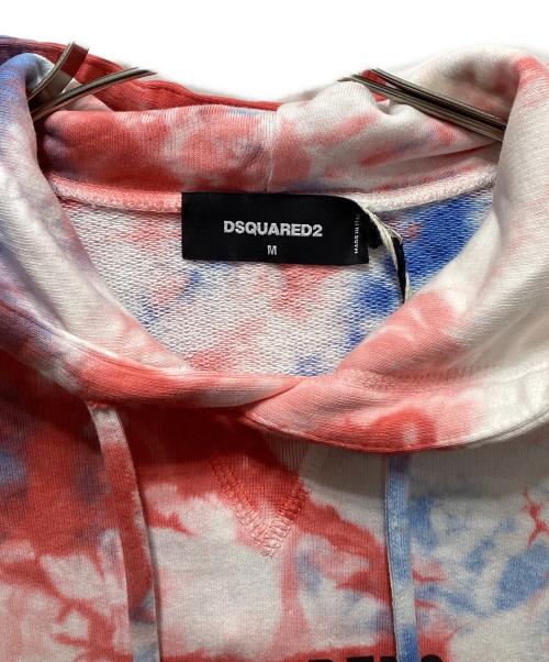 DSQUARED2（ディースクエアード）DSQUARED2 (ディースクエアード) タイダイパーカー ホワイト サイズ:Ｍの古着・服飾アイテム