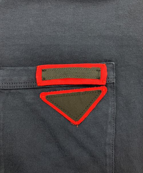 PRADA（プラダ）PRADA (プラダ) ポロシャツ ネイビー サイズ:Sの古着・服飾アイテム