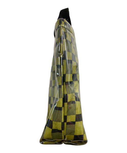 MARNI（マルニ）MARNI (マルニ) PVCチェックトートバッグ オリーブの古着・服飾アイテム