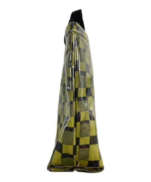 MARNI（マルニ）MARNI (マルニ) PVCチェックトートバッグ オリーブの古着・服飾アイテム