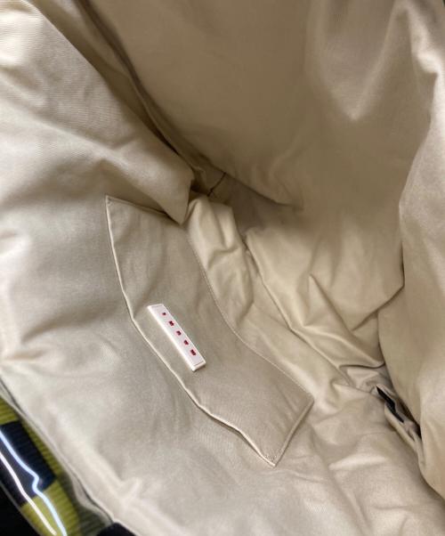 MARNI（マルニ）MARNI (マルニ) PVCチェックトートバッグ オリーブの古着・服飾アイテム