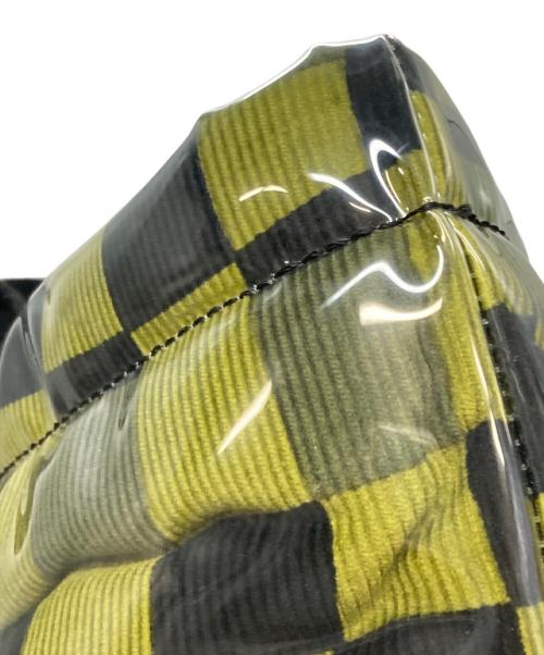 MARNI（マルニ）MARNI (マルニ) PVCチェックトートバッグ オリーブの古着・服飾アイテム