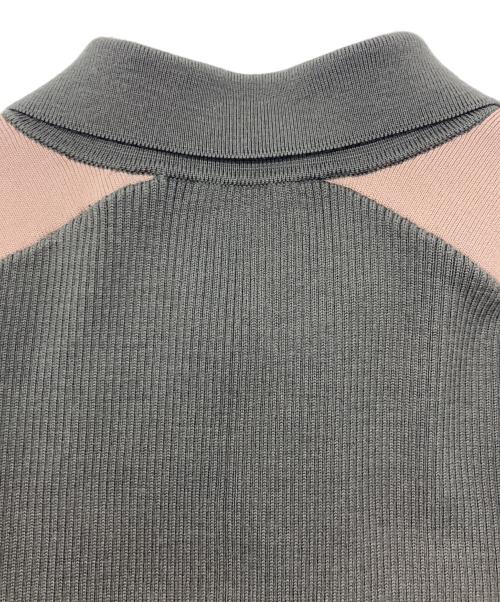 DIESEL（ディーゼル）DIESEL (ディーゼル) K-ALLICE ジップアップカーディガン ベージュ×カーキ サイズ:Lの古着・服飾アイテム