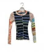 DIESELディーゼル）の古着「T-TESSORタイダイリブカットソー」｜マルチカラー