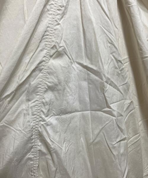 ISSEY MIYAKE（イッセイミヤケ）ISSEY MIYAKE (イッセイミヤケ) オールドナイロン切替スカート ホワイト サイズ:9の古着・服飾アイテム