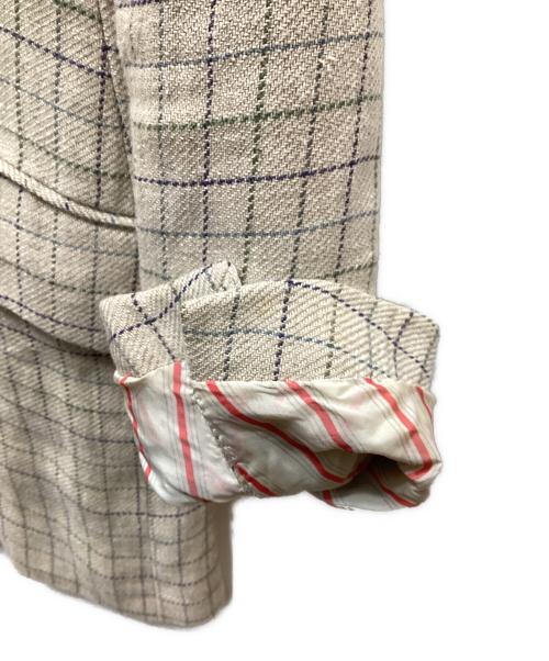 HERMES（エルメス）HERMES (エルメス) リネン3Bジャケット アイボリー サイズ:50の古着・服飾アイテム