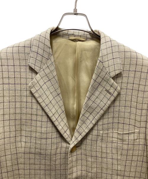 HERMES（エルメス）HERMES (エルメス) リネン3Bジャケット アイボリー サイズ:50の古着・服飾アイテム