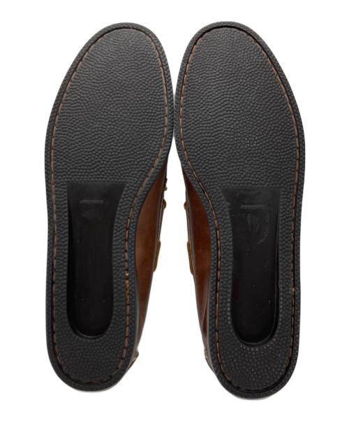 RANCOURT&Co.（ランコートアンドコー）RANCOURT&Co. (ランコートアンドコー) キャップモカシン ブラウン サイズ:10の古着・服飾アイテム