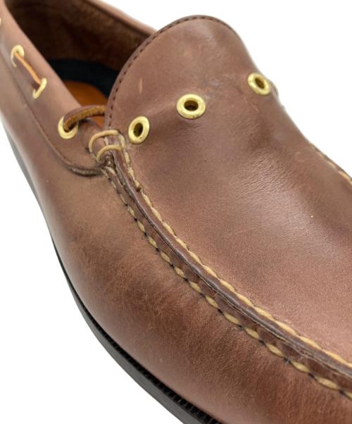 RANCOURT&Co.（ランコートアンドコー）RANCOURT&Co. (ランコートアンドコー) キャップモカシン ブラウン サイズ:10の古着・服飾アイテム