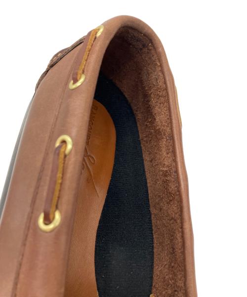 RANCOURT&Co.（ランコートアンドコー）RANCOURT&Co. (ランコートアンドコー) キャップモカシン ブラウン サイズ:10の古着・服飾アイテム