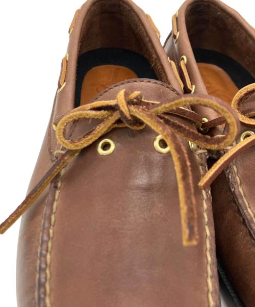 RANCOURT&Co.（ランコートアンドコー）RANCOURT&Co. (ランコートアンドコー) キャップモカシン ブラウン サイズ:10の古着・服飾アイテム