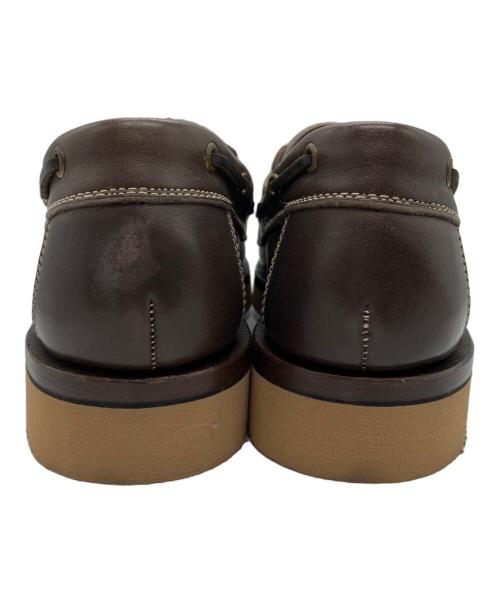ROLLING DUB TRIO（ローリングダブトリオ）ROLLING DUB TRIO (ローリングダブトリオ) STROLLER デッキシューズ ブラウン サイズ:9の古着・服飾アイテム