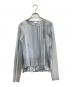 LOW CLASSIC（ロウクラシック）の古着「DOUBLE LAYERED PRINT TOP(ダブルレイヤードプリントトップ)」｜スカイブルー