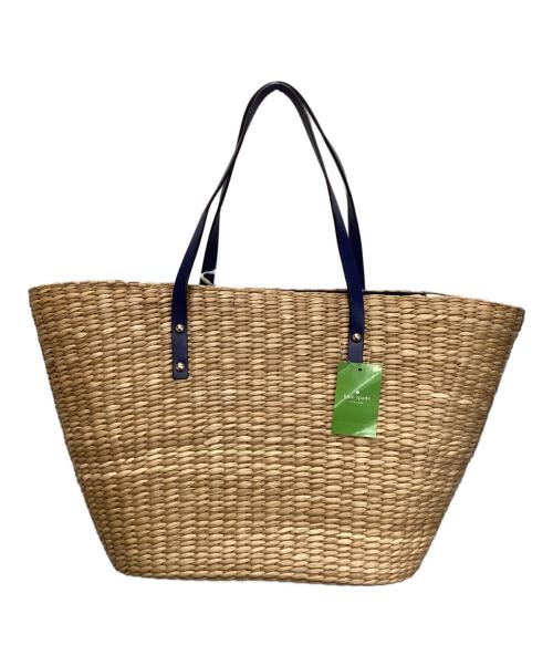 Kate Spade（ケイトスペード）Kate Spade (ケイトスペード) カゴバッグ ブラウンの古着・服飾アイテム