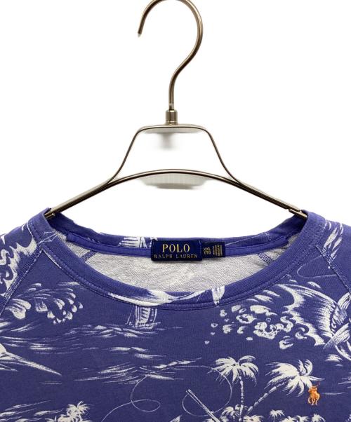 POLO RALPH LAUREN（ポロ・ラルフローレン）POLO RALPH LAUREN (ポロ・ラルフローレン) マリンスウェットシャツ ブルー サイズ:XXLの古着・服飾アイテム