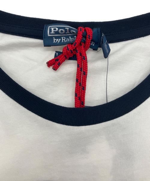 POLO RALPH LAUREN（ポロ・ラルフローレン）POLO RALPH LAUREN (ポロ・ラルフローレン) スキープリントロングスリーブカットソー ホワイト サイズ:XXL 未使用品の古着・服飾アイテム