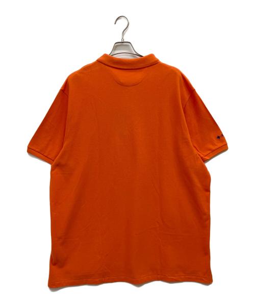 POLO RALPH LAUREN（ポロ・ラルフローレン）POLO RALPH LAUREN (ポロ・ラルフローレン) NAIOMI GLASSES (ナイオミ・グラスズ) メッシュポロシャツ オレンジ サイズ:XXLの古着・服飾アイテム