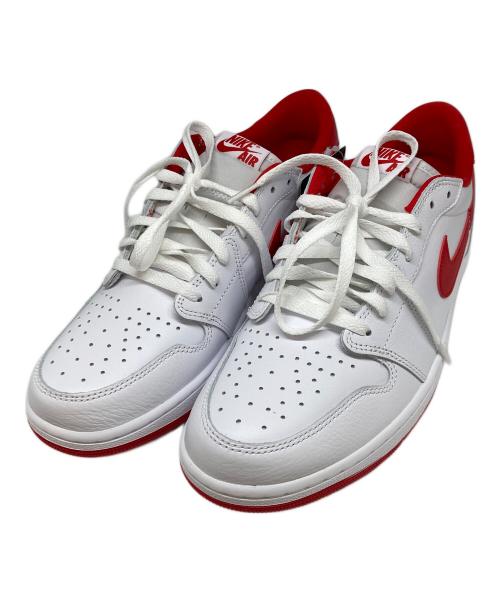 NIKE（ナイキ）NIKE (ナイキ) ローカットスニーカー ホワイト×レッド サイズ:30の古着・服飾アイテム