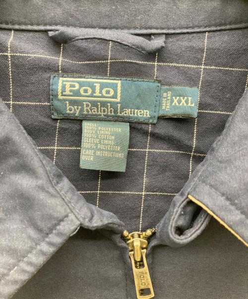 POLO RALPH LAUREN（ポロ・ラルフローレン）POLO RALPH LAUREN (ポロ・ラルフローレン) スイングトップブルゾン ネイビー サイズ:XXLの古着・服飾アイテム