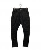 glambグラム）の古着「Poly tuck denim」｜ブラック