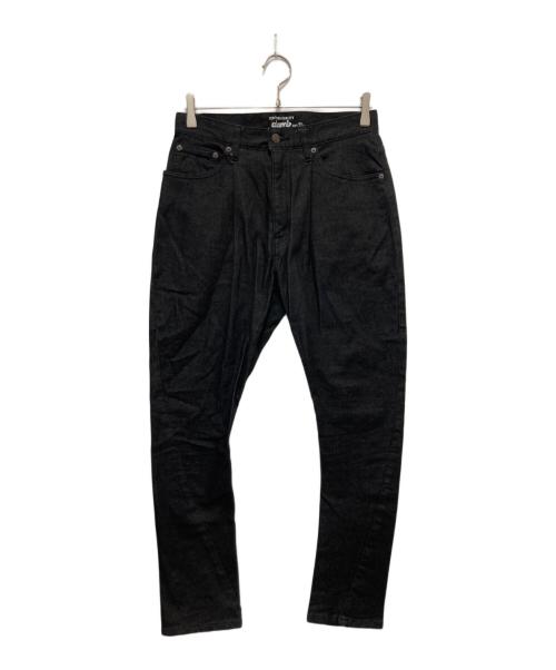 glamb（グラム）glamb (グラム) Poly tuck denim ブラック サイズ:1の古着・服飾アイテム