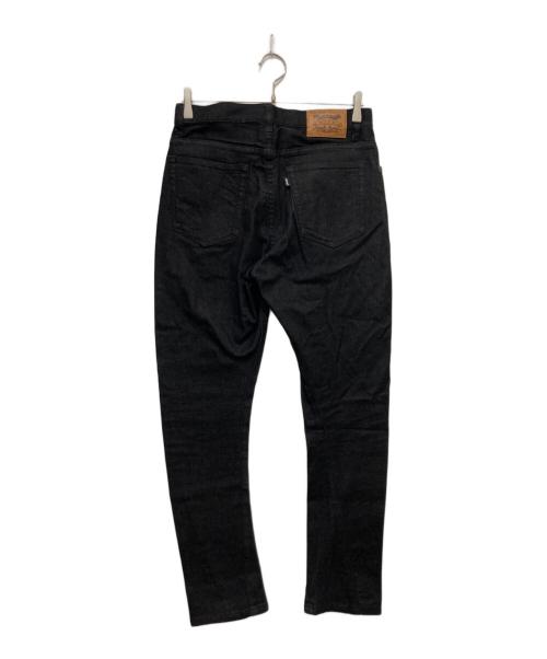 glamb（グラム）glamb (グラム) Poly tuck denim ブラック サイズ:1の古着・服飾アイテム