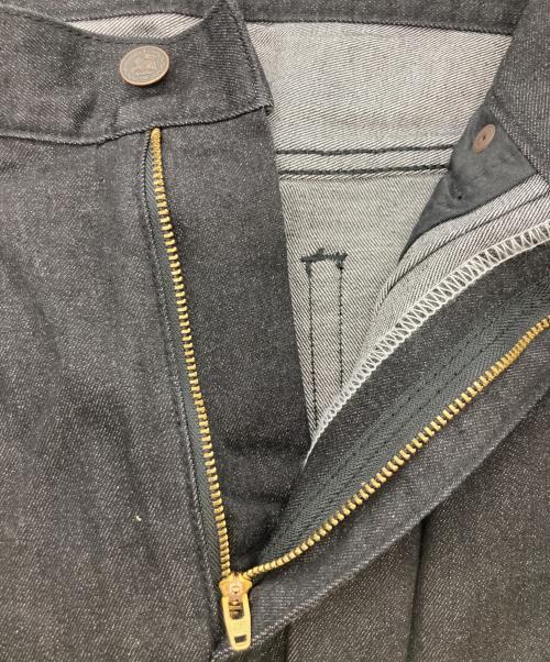 glamb（グラム）glamb (グラム) Poly tuck denim ブラック サイズ:1の古着・服飾アイテム