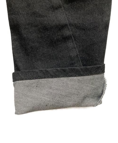 glamb（グラム）glamb (グラム) Poly tuck denim ブラック サイズ:1の古着・服飾アイテム