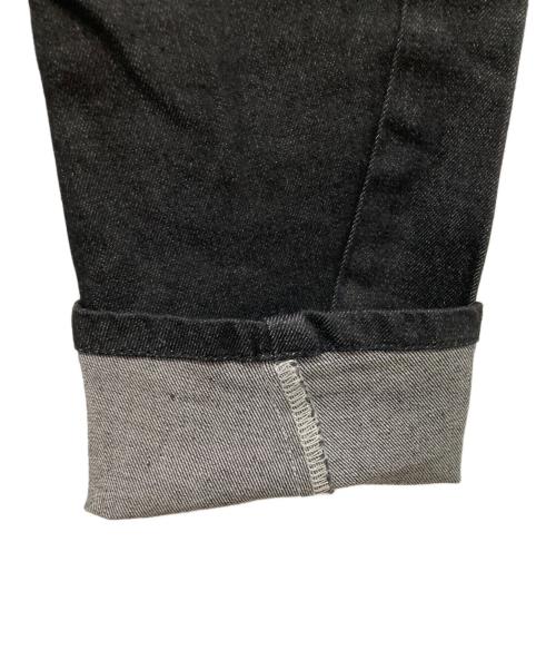 glamb（グラム）glamb (グラム) Poly tuck denim ブラック サイズ:1の古着・服飾アイテム