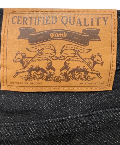 glamb（グラム）glamb (グラム) Poly tuck denim ブラック サイズ:1の古着・服飾アイテム