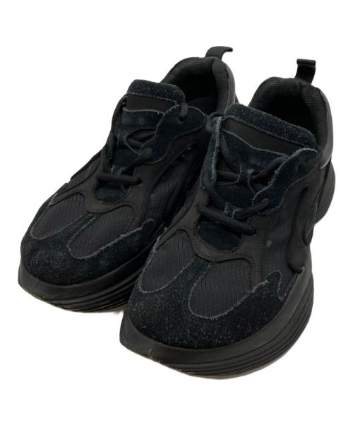 grounds（グラウンズ）grounds (グラウンズ) ローカットスニーカー ブラック サイズ:US　8.5の古着・服飾アイテム